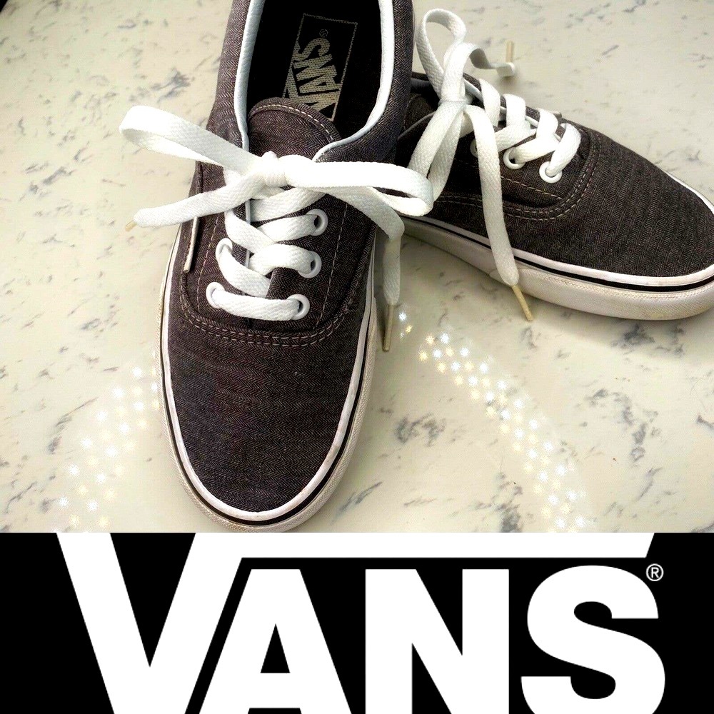 RARE VANS CLASSIC GRAY HEATHER EUC Unisex Shoes Men 5.5 vans off the wall
